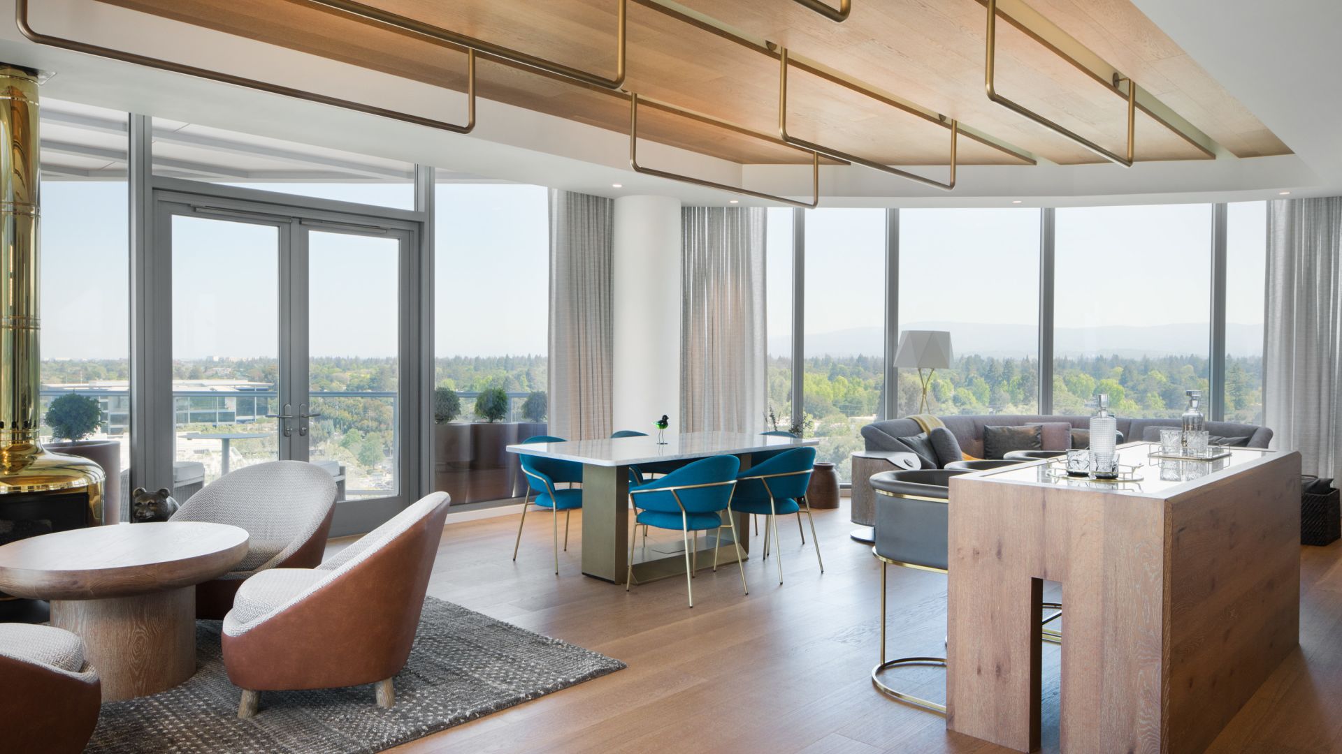 A Room With Tables And Chairs